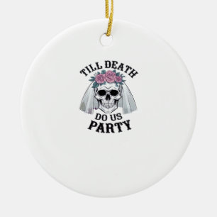 Halloween-Hochzeit Spooky - Bis dass der Tod uns f Keramik Ornament