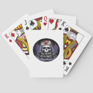 Halloween-Hochzeit Spukhochzeit Halloween-Party T Spielkarten