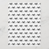 Halloween Hochzeitkarte Menükarte (Rückseite)