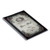 Halloween-Hochzeits-Gast-Buch-Skelette u. Herz Notizblock (Rechte Seite)