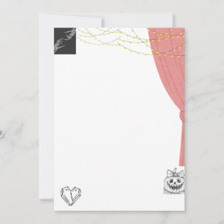 Halloween-Hochzeitseinladung Einladung