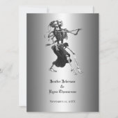 Halloween-Hochzeitseinladung Einladung (Vorderseite)