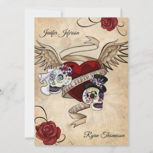 Halloween-Hochzeitseinladung Einladung