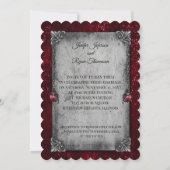 Halloween-Hochzeitseinladung Einladung (Rückseite)