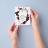 Halloween Hochzeitseinladung Flyer (Gruppe)