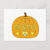 Halloween Hochzeitsjubiläum 31. Oktober Postkarte (Vorderseite)