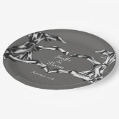 Halloween-Hochzeitsplatte Pappteller (Schrägansicht)