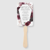 Halloween-Hochzeitsprogramm Fächer (Vorderseite)