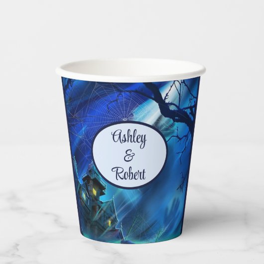 Halloween Hochzeitssymbole - Hot Cold Paper Pappbecher (Vorderseite)