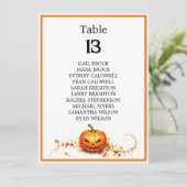 Halloween Hochzeitstabelle für Beängstigende Baumt (Stehend Vorderseite)