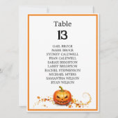 Halloween Hochzeitstabelle für Beängstigende Baumt (Vorderseite)