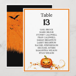 Halloween Hochzeitstabelle für Beängstigende Baumt