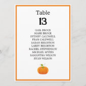 Halloween Hochzeitstabelle für Beängstigende Baumt (Vorderseite)