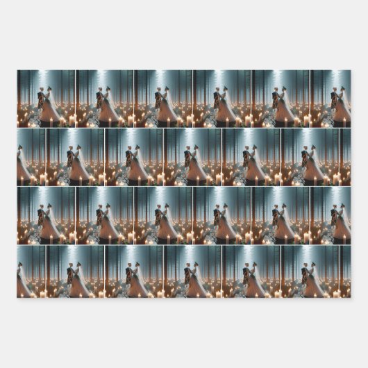 Halloween Hochzeitstanz Geschenkpapier Set (Vorderseite 3)