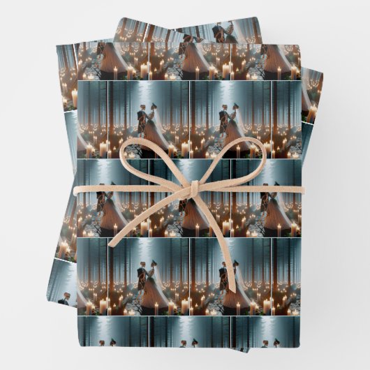 Halloween Hochzeitstanz Geschenkpapier Set (Beispiel)