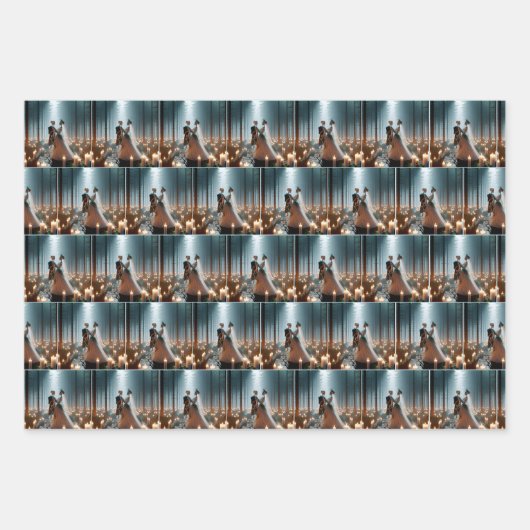 Halloween Hochzeitstanz Geschenkpapier Set (Vorderseite)