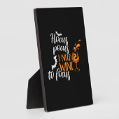 Halloween Hocus Pocus I Need Wine Birthday Fotoplatte (Seite)