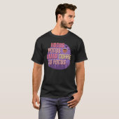 Halloween Hocus Pocus Need Coffee to Focus T-Shirt (Vorne ganz)