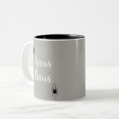 Halloween Hocus Pocus Spider Pattern Tasse (Vorderseite Links)