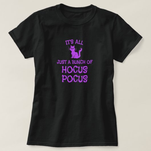 Halloween Hocus Pocus T - Shirt (Design vorne)