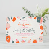 Halloween Hocus Pocus Witch Geburtstagseinladung Einladung (Stehend Vorderseite)