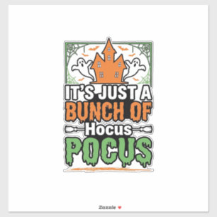 Halloween Hocus Pocus Zitat Vektor Design_1 Aufkleber