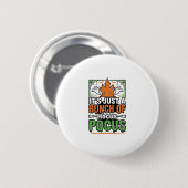 Halloween Hocus Pocus Zitat Vektor Design_1 Button (Vorne & Hinten)