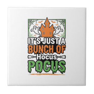 Halloween Hocus Pocus Zitat Vektor Design_1 Fliese
