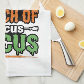 Halloween Hocus Pocus Zitat Vektor Design_1 Geschirrtuch (Viertel Falte)