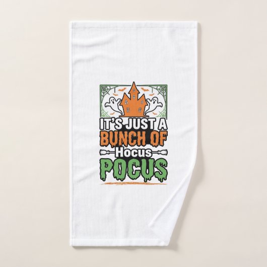 Halloween Hocus Pocus Zitat Vektor Design_1 Handtuch (Handtuch)