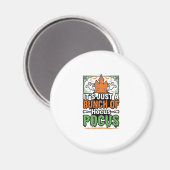 Halloween Hocus Pocus Zitat Vektor Design_1 Magnet (Vorderseite/Rückseite)