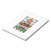 Halloween Hocus Pocus Zitat Vektor Design_1 Notizblock (Rotiert)