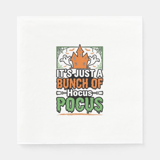 Halloween Hocus Pocus Zitat Vektor Design_1 Serviette (Vorderseite)