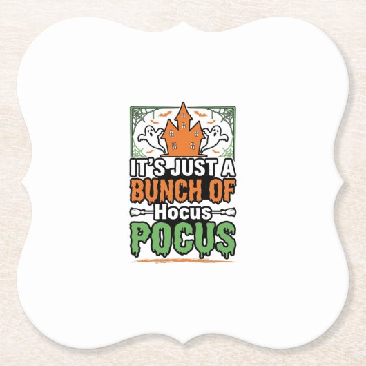 Halloween Hocus Pocus Zitat Vektor Design_1 Untersetzer (Vorderseite)