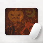 Halloween-Höhepunkte auf dem unheimlichen Hintergr Mousepad (Mit Mouse)