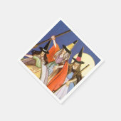 Halloween Holiday Hexen Party Napkins Serviette (Ecke)