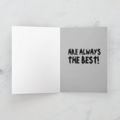 HALLOWEEN HOMEMADE COSTUMES FUNNY GREETING CARD KARTE (Innenseite)