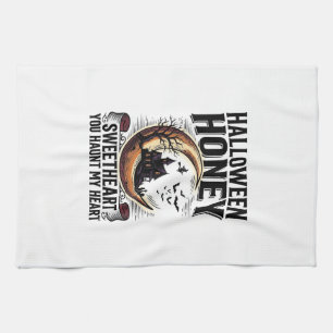 Halloween-Honig-Shirt Süßes Gruselliebe-Design_1 Geschirrtuch
