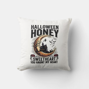 Halloween-Honig-Shirt Süßes Gruselliebe-Design_1 Kissen