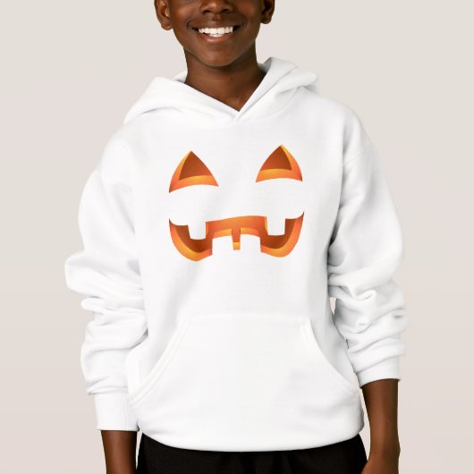 Halloween Hoodie Pumpkin Jack-o-lantern Sweatshirt (Vorderseite)