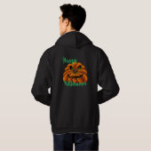 Halloween Hoodie, Schwarz mit Jack-o-Lantern Hoodie (Schwarz voll)