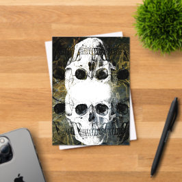 Halloween Horror - 3 Skulls Graffiti Burst Acryleinladungen