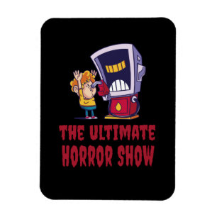Halloween - Horror auf Tankstelle anzeigen Magnet