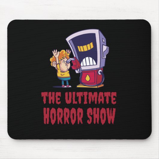 Halloween - Horror auf Tankstelle anzeigen Mousepad (Vorne)