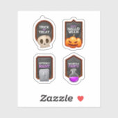 Halloween-Horror-Aufklebersammlung Aufkleber (Blatt)