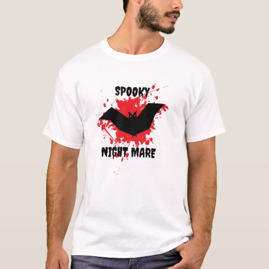 Halloween Horror Bat T - Shirt (Vorderseite)