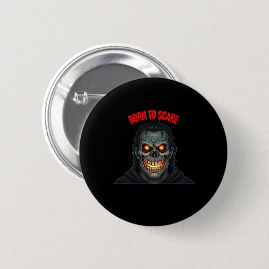 Halloween Horror Button (Vorne & Hinten)