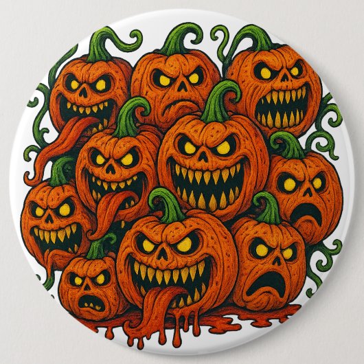 Halloween-Horror Button (Vorderseite)