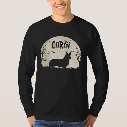 Halloween Horror Corgi T-Shirt (Vorderseite)