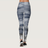 Halloween Horror Creepy Cornfield Leggings (Rückseite)